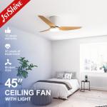 45 ABS Blades LED Ceiling Fan with 3000k/4000k/6000k Color Temperature and Small Size for sale