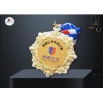 Zinc Alloy Medal For Your Events Colorful Painting On Raised 3D Surface for sale
