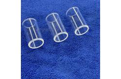 China High Temperature Corrosion Resistant Transparent Polished Quartz Rings Customized supplier