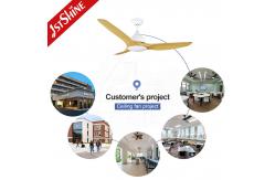 China Energy Saving 230V LED 64 Inch Ceiling Fan With Light And Remote supplier