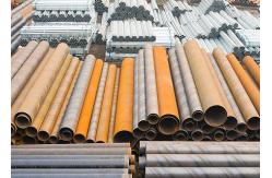 China SSAW Welded Non Secondary Carbon Steel Pipes For Heavy Duty Construction supplier