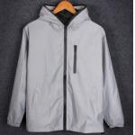 Young People Mens Reflective Jacket Outdoor Soft Shell Plain Color Thin Design for sale