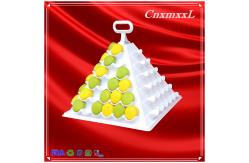 China 60 pcs macarons plastic box PET and cake base mini macaron tower supplier