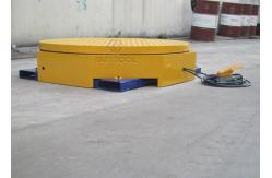 China Pedal Switch Tray Turntable Pallet Wrapper  8r Min Hand Pallet Wrap Turntable 4400lbs supplier