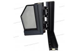 China Fireproof Broken Bridge Aluminum Window Double Glazing Thermal Break with Advanced Foam Technology supplier