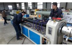 China Fully Automatic Plastic Pipe Extrusion Line PP PE Sprial Wrapping Bands Making supplier