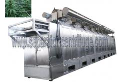 China High Efficient Continuous Tunnel Dryer System For CBD Hemp Plant Material supplier