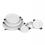 18w CCT3000k-10000k Anti-glare LED Downlight with Aluminum Base for Businesses