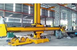 China Motorized Wind Tower Welding Column And Boom Joint Welding Roller / Positioner supplier