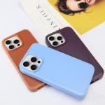 TPU PC Double Groove Blank Cell Phone Case Customized Logo Inlay Wood Leather