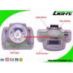 Flame - Resistant Rechargeable LED Headlamp With Electrical Intelligent Protection for sale