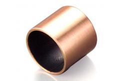 China Customized Bronze Plain Bearings With Oil Hole CuSn8 / CuSn6 Non Pollution supplier