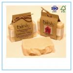 Recycled Paper Soap Packaging Box Custom Printed With Closure String for sale