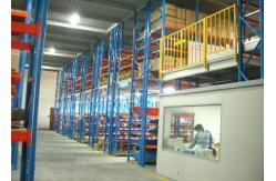 China Multi Level Metal Storage Shelves / Medium Duty Mezzanine Pallet Racking supplier