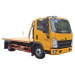 HOWO 5 Ton Tow Truck Wrecker Towing Truck Flatbed Platform Recovery Truck for sale