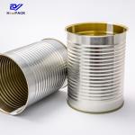 Moisture Proof Airtight Empty Metal Can Tinplate Round Tin Containers