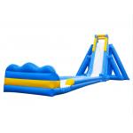 Aldult  Outdoor Rental Inflatable Large Water Slides With Pool for sale