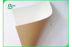 China 170gsm 450gsm FSC Certification Recycled Pulp Brown Kraft Paper For Packing supplier