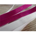 Pink Soft Elastic Band High Frequency Fashion 3D Or Logo On Webbing For Underwear for sale