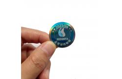 China Holographic Tamper Seal Stickers Label Rainbow Effect Customized Logo supplier