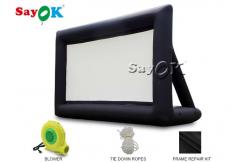 China Inflatable Outdoor Screen Customized  Beach Folding Inflatable Advertising Movie Screen supplier