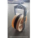 Overhead Line Conductor Stringing Equipment Nylon Sheave Stringing Blocks for sale