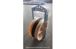 China Overhead Line Conductor Stringing Equipment Nylon Sheave Stringing Blocks supplier