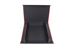 China Personalised Black Chocolate Gift Box Folding Flaps Lid With Custom Printed supplier