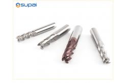 China High Performance Square Roughing End Mill For Wood Cutting 4 Flute supplier