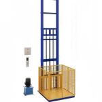 1000KG 4m Hydraulic Cargo Lift Wall Mounted Warehouse Goods Lift for sale