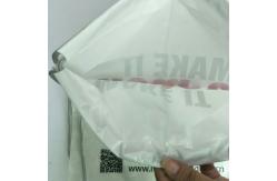 China Rope Shoulder Custom Plastic Drawstring Bags Double Layer Material Synthetic supplier
