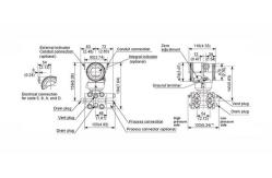 China Hastelloy LPS Differential Draft Range Pressure Transmitter EJA120E-JES4G-912DB supplier