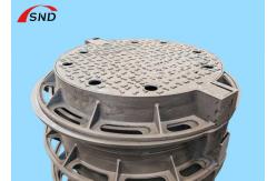 China European Standard EN124 Pressure Grade D400 Cast Iron Round Manhole Cover supplier