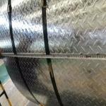 SGCC CGCC Galvanised Chequer Plate Roofing Materials 600mm Width DX51D