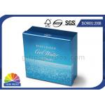 UV Ink Printing Metallic Rigid Paper Box Packaging for Cosmetics , Gifts , Cigarettes for sale