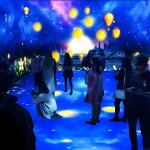 3d Hologram Interactive Wall Floor Projection For Art Museum Exhibition for sale