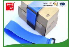 China 2 Inches Width Blue Cinch Straps Grade A Nylon Material supplier