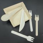 Biodegradable Compostable Paper Pulp Knife Fork Cutlery For Packing for sale