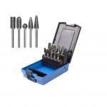 CARBIDE BURRS SETS/KITS END CUT CLYDRICAL DOUBLE CUT ROTARY FILE ROUND TREE GRINDING BURR for sale