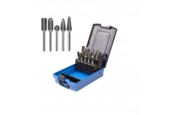 China Power Tools Tungsten Carbide Burr Set High Speed Carving Burrs Impact Toughness supplier