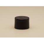 28 / 410 Plastic Disc Cap Matte Black Color OEM Available For Personal Care for sale