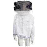 Round Veil White Bee Jacket with Round Hat of Beekeeping Protective Clothing for sale