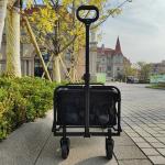 Easy Carrying And Moving Foldable Wagon Cart 600D Oxford PVC Cloth Material for sale