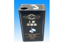 China 1 Gallon Cooking Oil Tin Can Plastic Handle Rectangular Tin Containers supplier