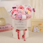 Bear Hug Doll Bouquet for Girlfriend 520 Chinese Valentine's Day Birthday Graduation Gift Children's Day for sale