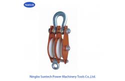 China MC Nylon Sheave 100KN Conductor Stringing Blocks supplier