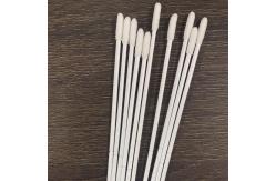 China Sponge Single Use Throat Swab Stick With 75mm Break Point supplier