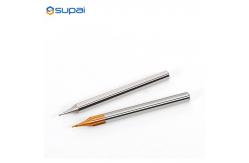 China Fine Grain Tungsten Steel Solid Carbide 2Flutes Micro Diameter Ball Nose End Mills supplier