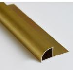 Anodized Industrial Aluminium Profiles / Rould Closed Type Tile Trim Profile for sale