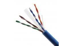 China 250MHz 24AWG UTP Cat6 Plenum Bare Copper CCA Wire CMR CMP Rated supplier